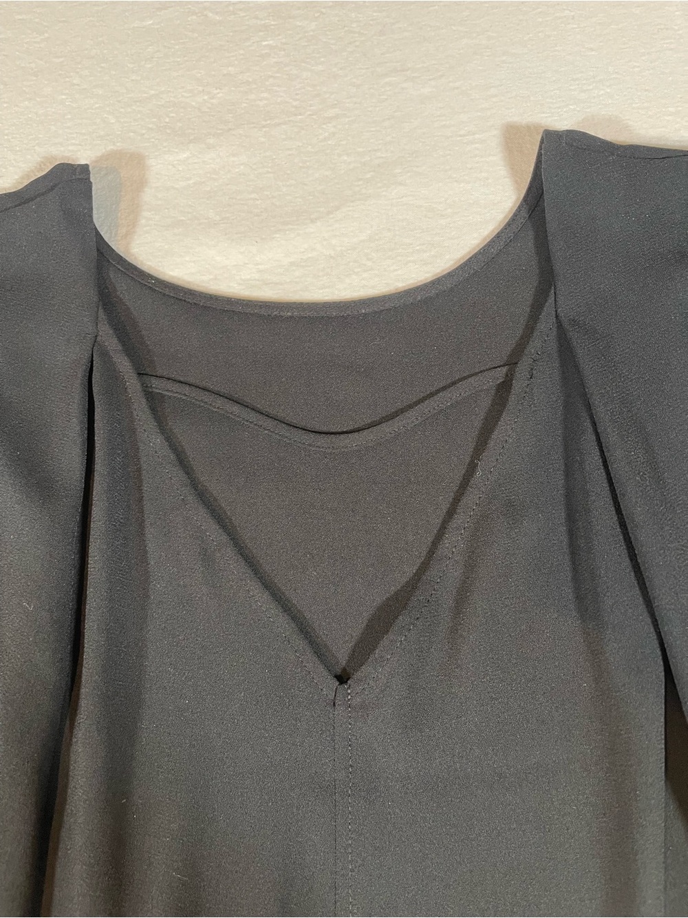 Halogen Women's Black Sleeveless Round Neck Deep-V Back Tank Size S - Picture 5 of 8